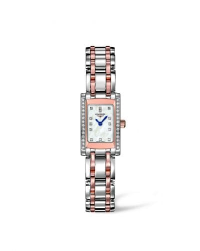 Longines DolceVita 16 Quartz Two Tone Pink Diamond L5.158.5.89.7