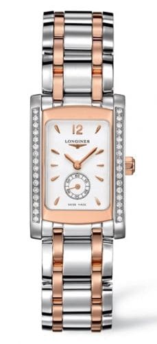 Longines DolceVita 20 Quartz Two Tone Pink Diamond L5.155.5.19.7