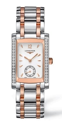 Longines DolceVita 22 Quartz Two Tone Pink Diamond L5.502.5.19.7