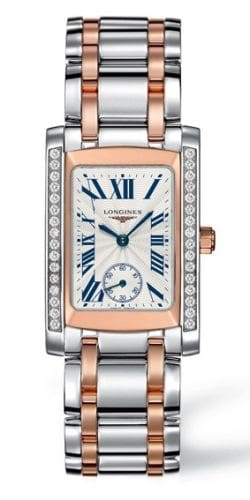 Longines DolceVita 22 Quartz Two Tone Pink Diamond L5.502.5.79.7