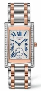 Longines DolceVita 22 Quartz Two Tone Pink Diamond L5.655.5.79.7