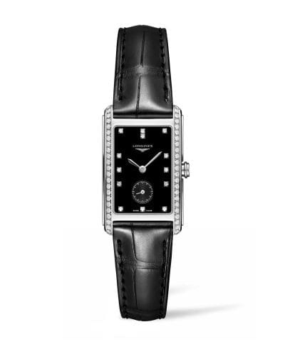 Longines DolceVita 23 Quartz Stainless Steel / Diamond / Black L5.512.0.57.0