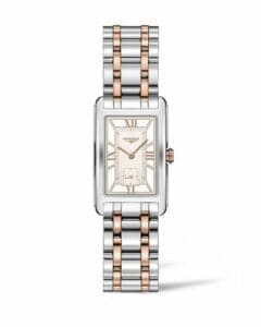 Longines DolceVita 23 Quartz Stainless Steel - Pink Gold Gold / Two-Tone Roman / Bracelet L5.512.5.75.7