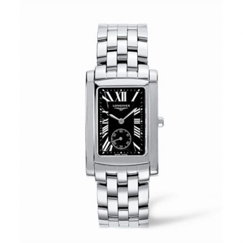 Longines DolceVita 26 Quartz Stainless Steel Black Roman L5.655.4.79.6