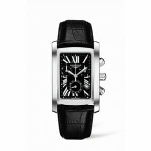 Longines DolceVita 30 Quartz Chronograph Stainless Steel Black L5.680.4.79.3