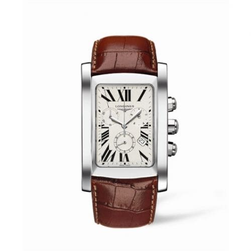 Longines DolceVita XL Chronograph Stainless Steel Roman L5.687.4.71.4