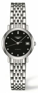 Longines Elegant Collection 25.5 Automatic Stainless Steel / Black / Bracelet L4.309.4.57.6
