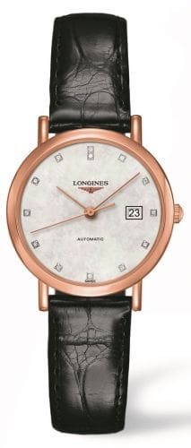 Longines Elegant Collection Automatic 29 Pink Gold / MOP L4.287.8.87.0