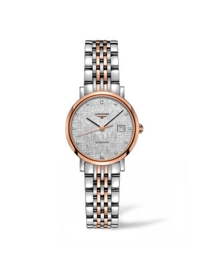 Longines Elegant Collection Automatic 29 Stainless Steel / Pink Gold / Silver L4.310.5.77.7
