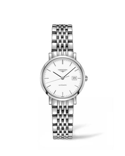 Longines Elegant Collection Automatic 29 Stainless Steel / White / Bracelet L4.310.4.12.6