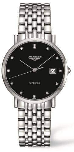Longines Elegant Collection Automatic 37 Stainless Steel / Black / Bracelet L4.810.4.57.6
