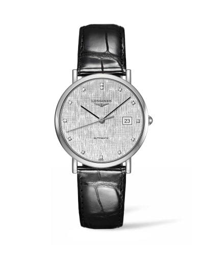 Longines Elegant Collection Automatic 37 Stainless Steel / Silver / Strap L4.810.4.77.2
