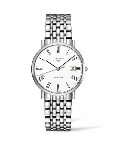 Longines Elegant Collection Automatic 37 Stainless Steel / White / Bracelet L4.810.4.11.6