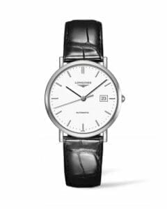 Longines Elegant Collection Automatic 37 Stainless Steel / White / Strap L4.810.4.12.2