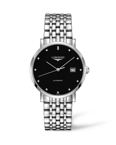 Longines Elegant Collection Automatic 39 Stainless Steel / Black / Bracelet L4.910.4.57.6