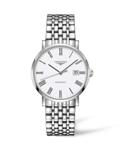 Longines Elegant Collection Automatic 39 Stainless Steel / White / Bracelet L4.910.4.11.6