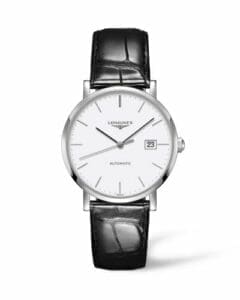 Longines Elegant Collection Automatic 39 Stainless Steel / White / Strap L4.910.4.12.2