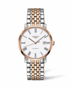 Longines Elegant Collection Automatic 9 Stainless Steel / Red Gold / White L4.910.5.11.7