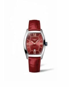 Longines Evidenza 26 Automatic Stainless Steel / Red L2.142.4.09.2