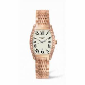 Longines Evidenza 26 Quartz Pink Gold Diamonds L2.155.9.71.6