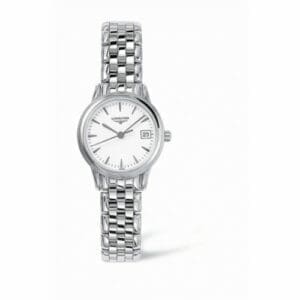 Longines Flagship 25 Quartz Stainless Steel White L4.216.4.12.6
