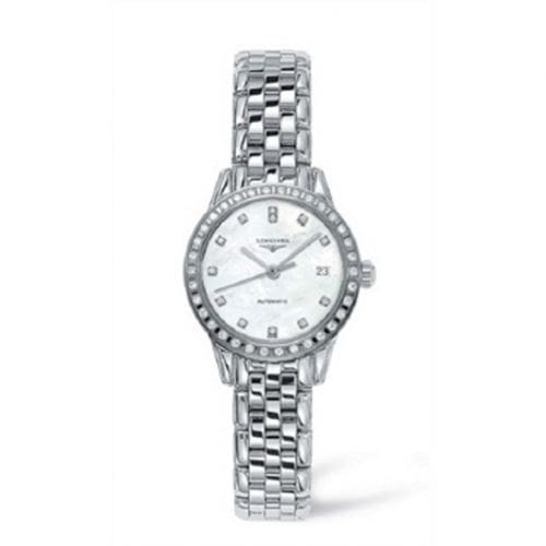 Longines Flagship 26 Automatic Diamond Bezel MOP L4.274.0.87.6