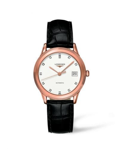 Longines Flagship 35.6 Automatic Pink Gold L4.774.8.27.2