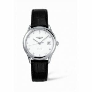 Longines Flagship 35.6 Automatic Stainless Steel White Diamond L4.774.4.27.2