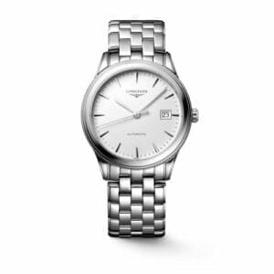 Longines Flagship 38.5 Automatic Stainless Steel / White / Bracelet L4.974.4.12.6