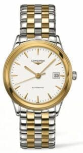 Longines Flagship 38.5 Two Tone / White L4.874.3.22.7