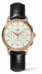Longines Flagship Heritage Chronograph Pink Gold L4.756.8.72.2