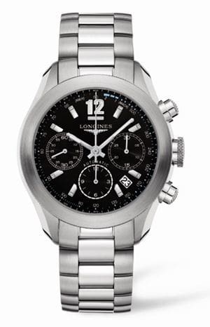 Longines GrandeVitesse Chronograph Black Bracelet L3.635.4.56.6