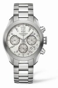 Longines GrandeVitesse Chronograph Silver Bracelet L3.635.4.76.6
