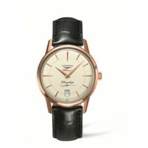 Longines Heritage Flagship Pink Gold L4.795.8.78.2