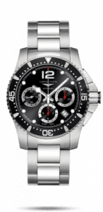 Longines HydroConquest 41 Automatic Chronograph Stainless Steel / Black / Bracelet L3.744.4.56.6
