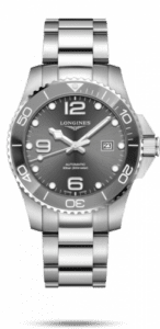 Longines HydroConquest 43 Automatic Stainless Steel / Ceramic / Grey / Bracelet L3.782.4.76.6
