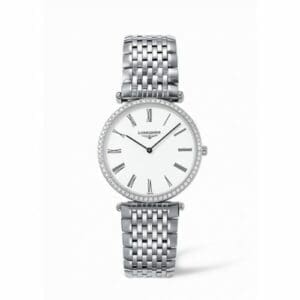Longines La Grande Classique 33 Quartz Diamond Bezel Roman L4.741.0.11.6