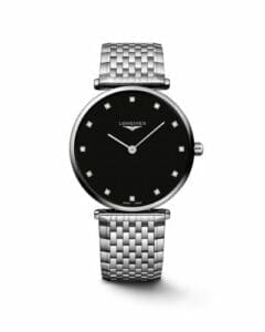 Longines La Grande Classique 38 Stainless Steel / Black - Diamond / Bracelet L4.866.4.58.6