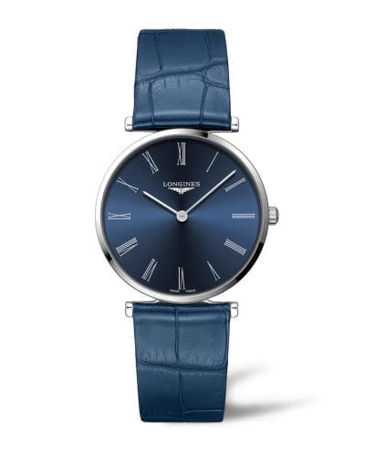 Longines La Grande Classique 38 Stainless Steel / Blue - Roman L4.866.4.94.2