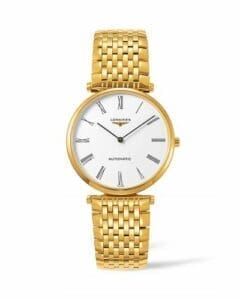 Longines La Grande Classique Automatic 36 Gold / White Roman / Bracelet L4.908.2.11.8