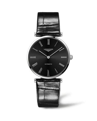 Longines La Grande Classique Automatic 36 Stainless Steel / Black - Roman L4.908.4.51.2
