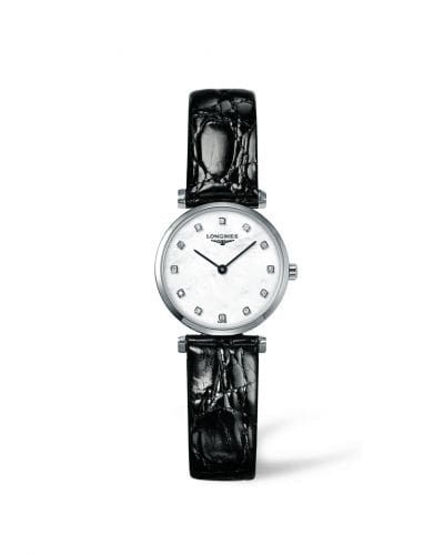 Longines La Grande Classique Quartz 24 Leather MOP L4.209.4.87.2
