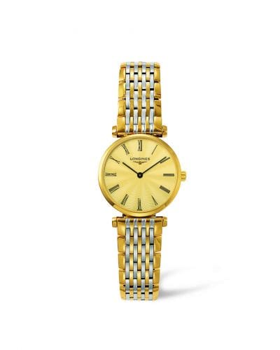 Longines La Grande Classique Quartz 24 Two Tone Yellow Roman L4.209.2.41.7