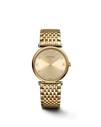 Longines La Grande Classique Quartz 29 Yellow Gold / Gilt / Bracelet L4.512.2.37.8