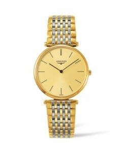 Longines La Grandes Classique Quartz 36 PVD / Champagne / Bracelet L4.755.2.32.7