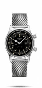 Longines Legend Diver 36 Stainless Steel / Black / Mesh L3.374.4.50.6