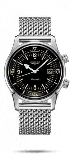 Longines Legend Diver Date / Mesh L3.716.4.50.6