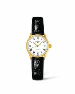 Longines Lyre 25 Automatic PVD Gold / White - Roman L4.360.2.11.2
