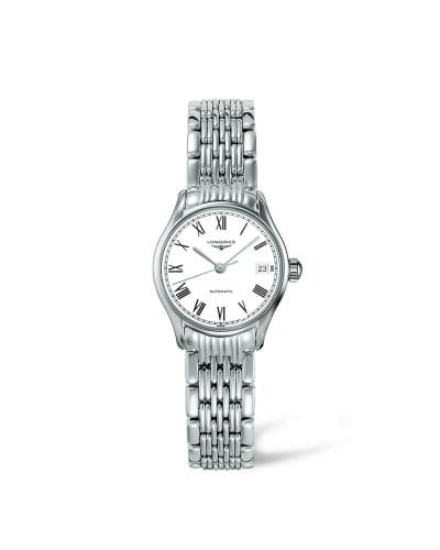 Longines Lyre 25 Stainless Steel / White - Roman / Bracelet L4.360.4.11.6
