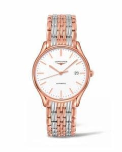 Longines Lyre 38.5 Automatic PVD Red / White / Bracelet L4.960.1.12.7